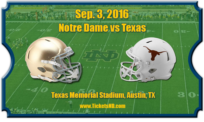 2016 Notre Dame Vs Texas