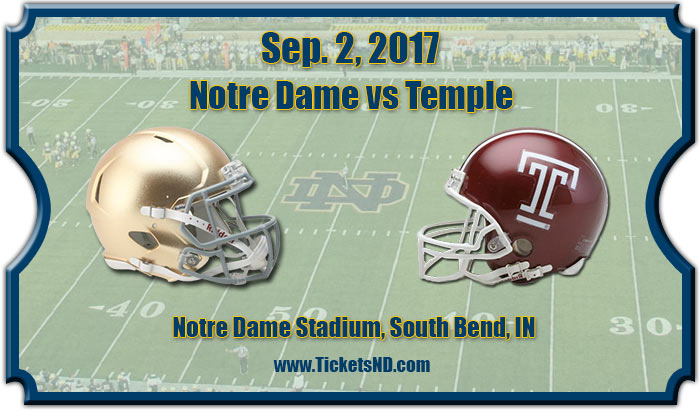2017 Notre Dame Vs Temple