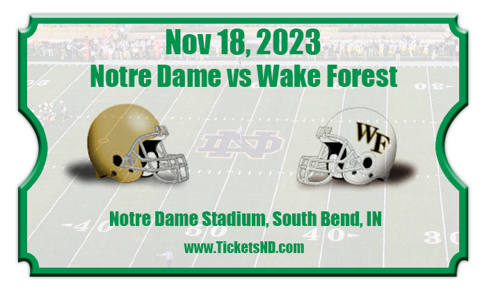 2023 Nd Vs Wake Forest